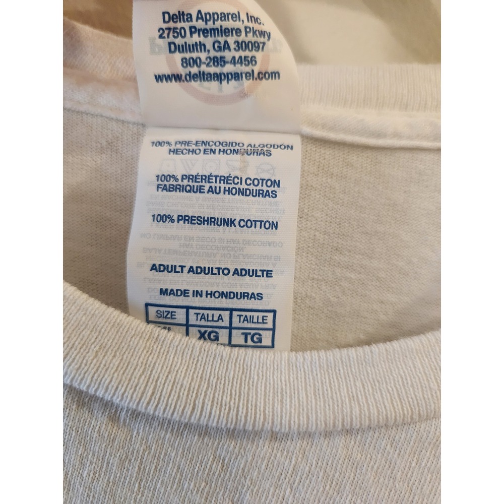 Christmas Junkie T Shirt Adult Size XL 100%‎ Cotton White Long Sleeve - Picture 3 of 7